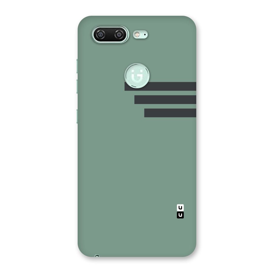 Solid Sports Stripe Back Case for Gionee S10