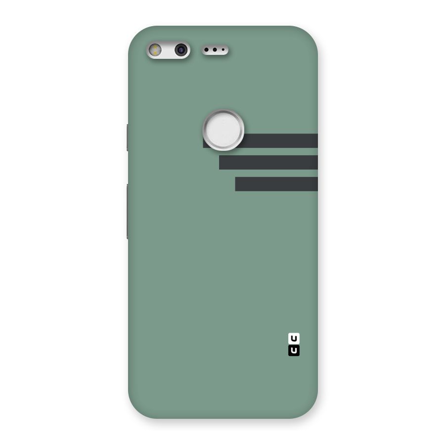 Solid Sports Stripe Back Case for Google Pixel