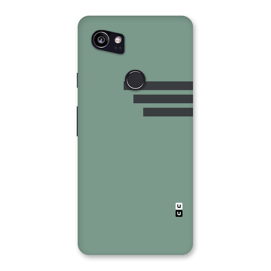 Solid Sports Stripe Back Case for Google Pixel 2 XL