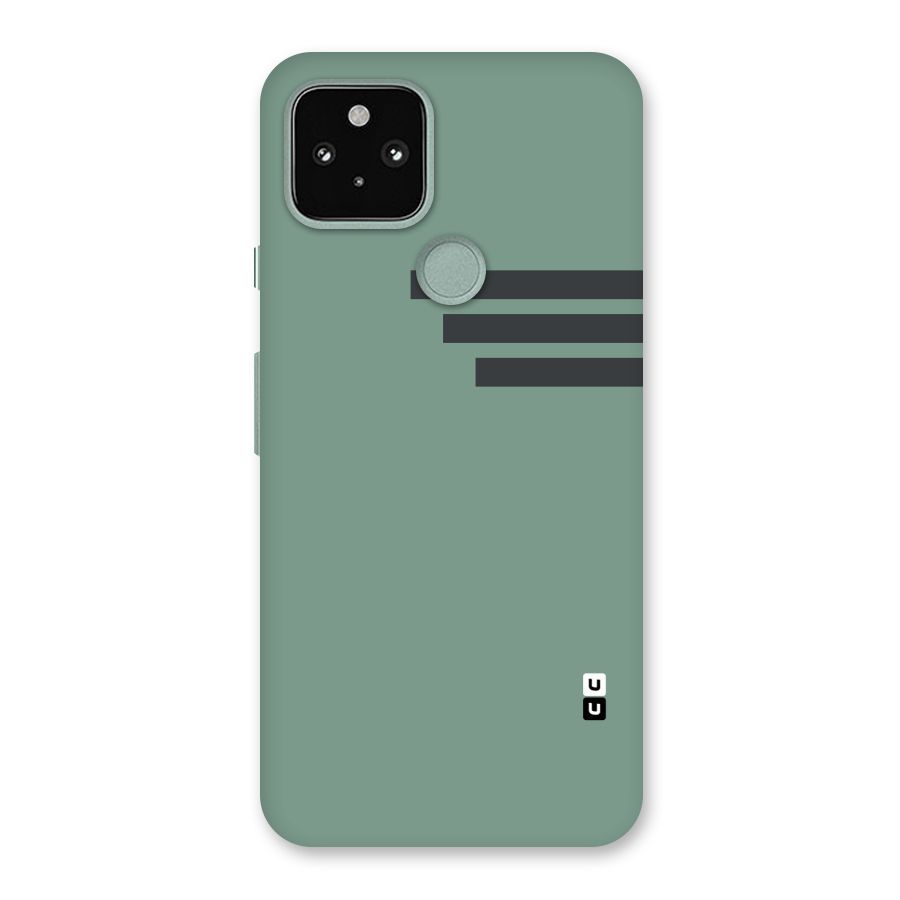 Solid Sports Stripe Back Case for Google Pixel 5