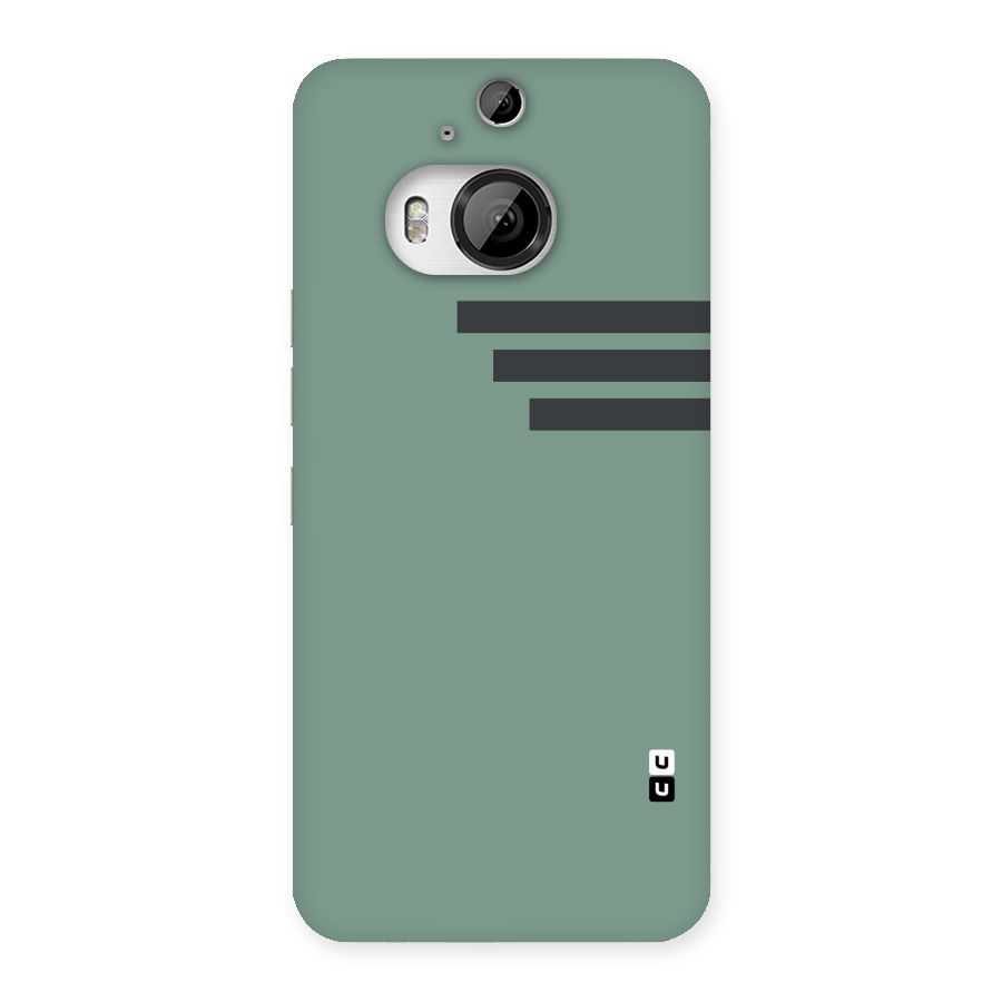 Solid Sports Stripe Back Case for HTC One M9 Plus