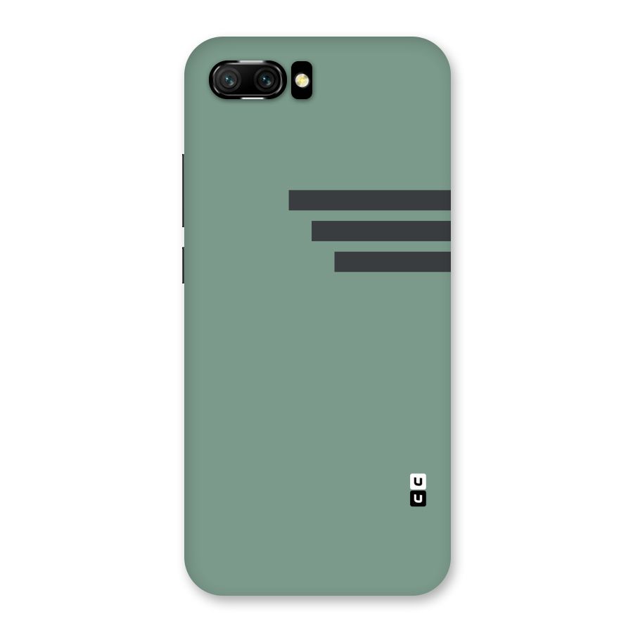 Solid Sports Stripe Back Case for Honor 10