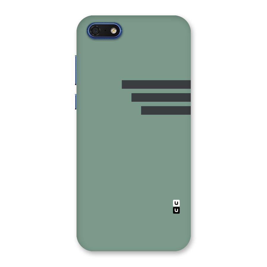 Solid Sports Stripe Back Case for Honor 7s