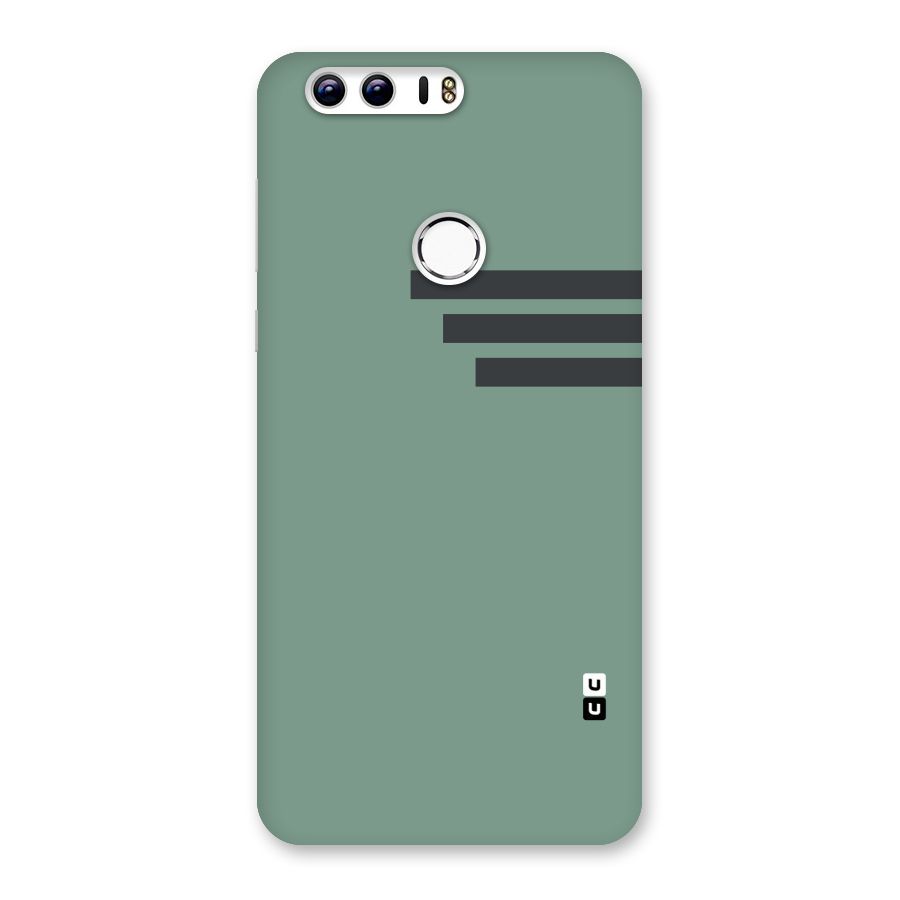 Solid Sports Stripe Back Case for Honor 8