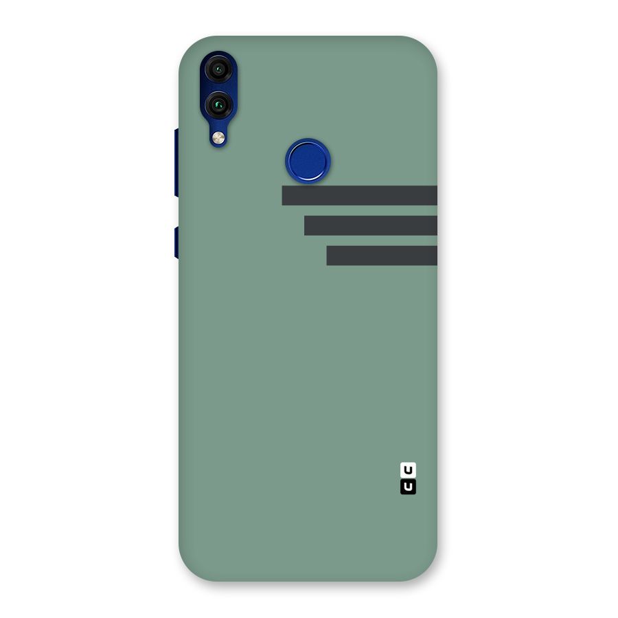 Solid Sports Stripe Back Case for Honor 8C