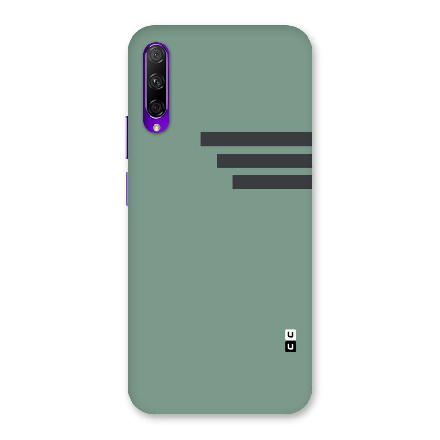 Solid Sports Stripe Back Case for Honor 9X Pro