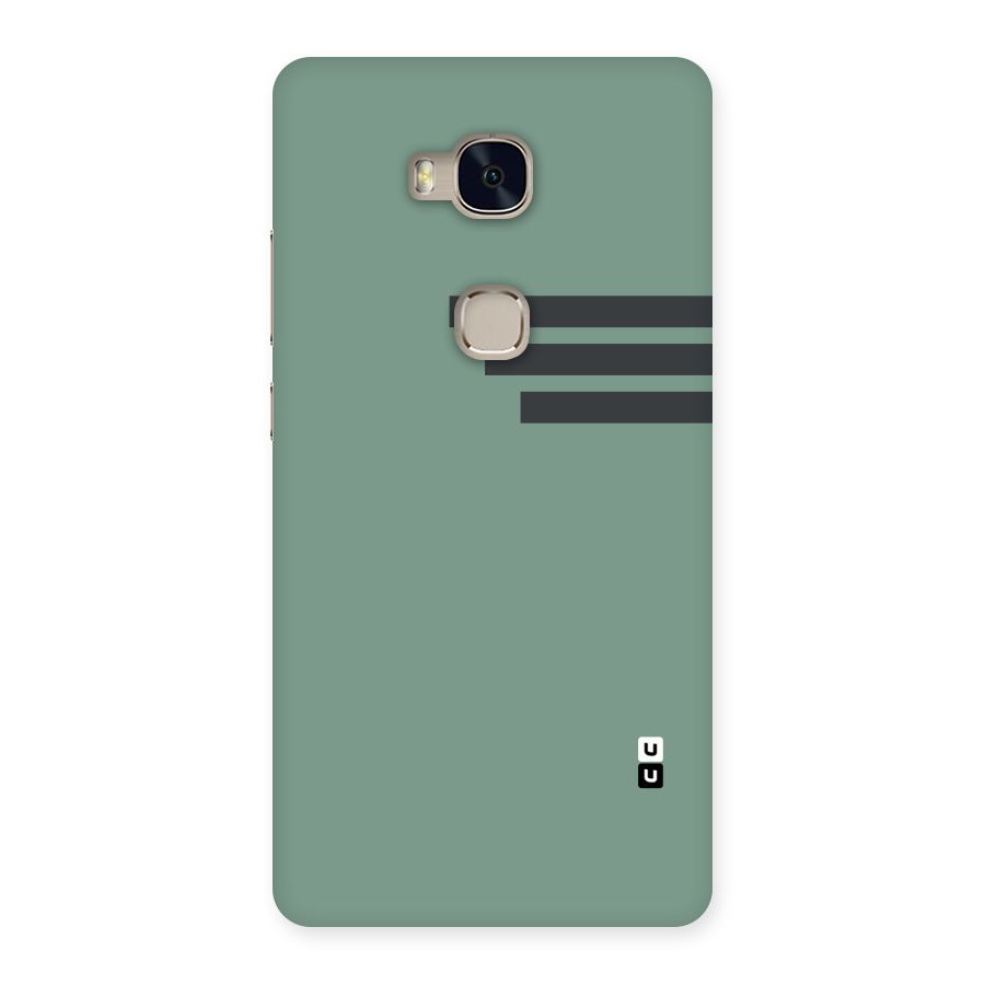 Solid Sports Stripe Back Case for Huawei Honor 5X