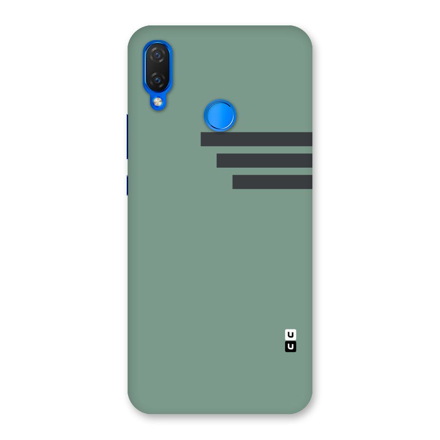 Solid Sports Stripe Back Case for Huawei P Smart+