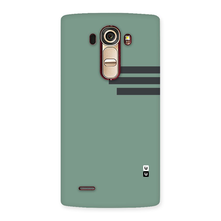 Solid Sports Stripe Back Case for LG G4