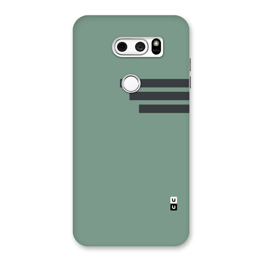 Solid Sports Stripe Back Case for LG V30