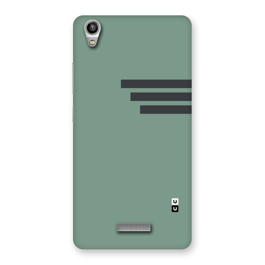 Solid Sports Stripe Back Case for Lava-Pixel-V1