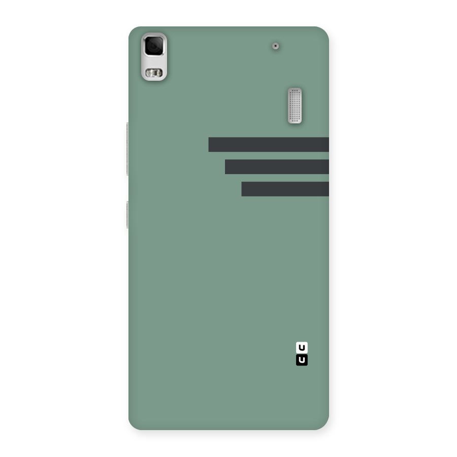 Solid Sports Stripe Back Case for Lenovo A7000