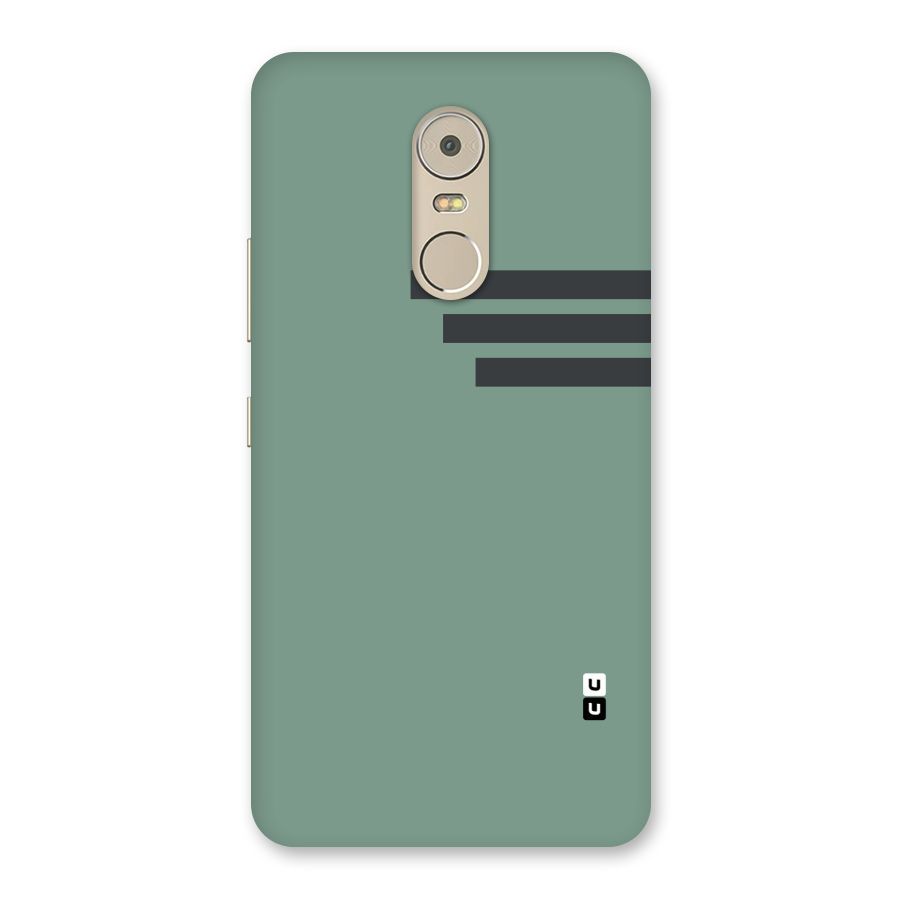 Solid Sports Stripe Back Case for Lenovo K6 Note