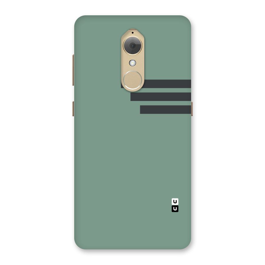 Solid Sports Stripe Back Case for Lenovo K8