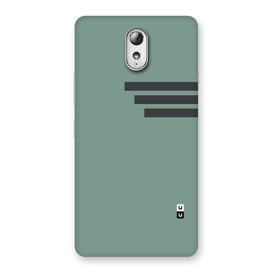 Solid Sports Stripe Back Case for Lenovo Vibe P1M