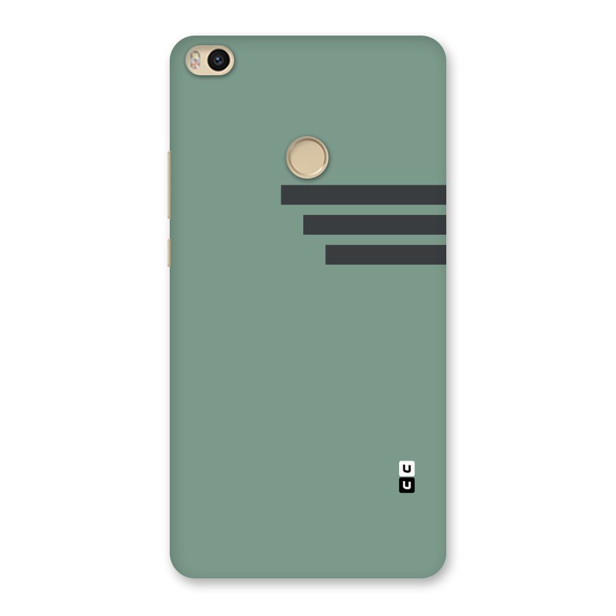 Solid Sports Stripe Back Case for Mi Max 2