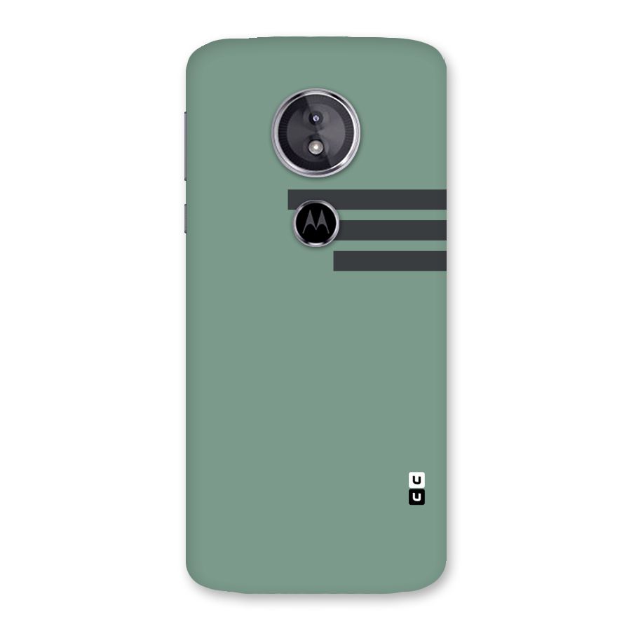 Solid Sports Stripe Back Case for Moto E5