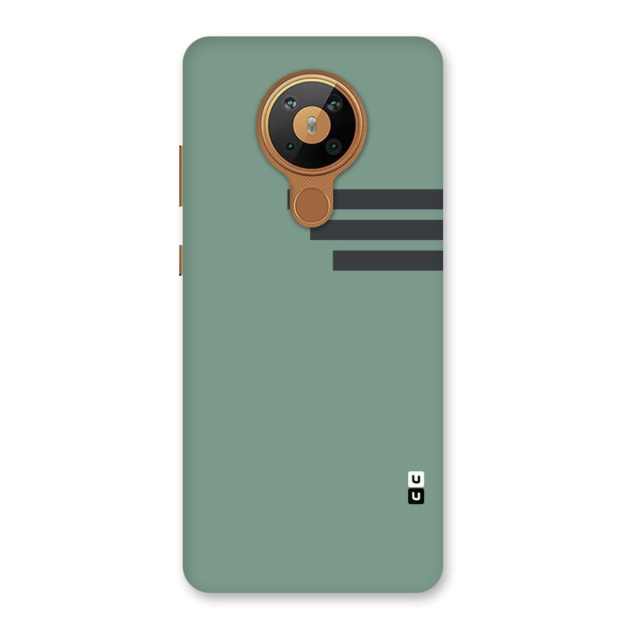 Solid Sports Stripe Back Case for Nokia 5.3