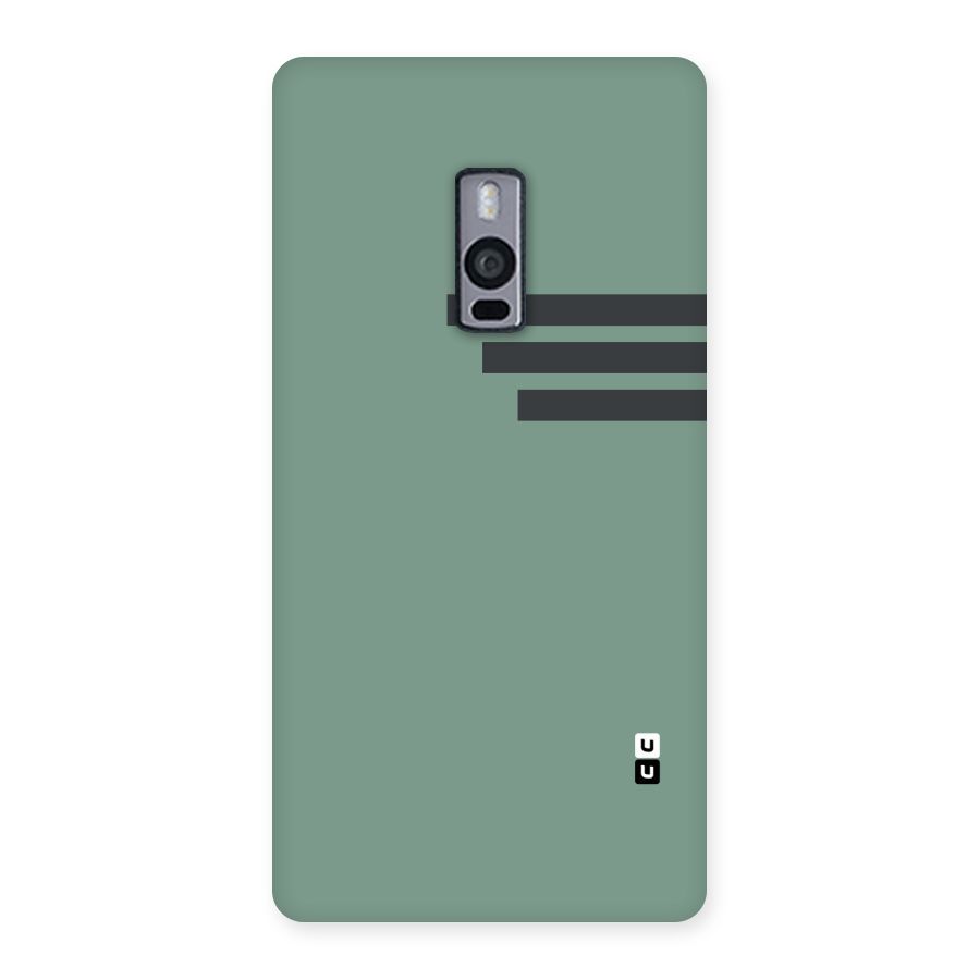 Solid Sports Stripe Back Case for OnePlus Two