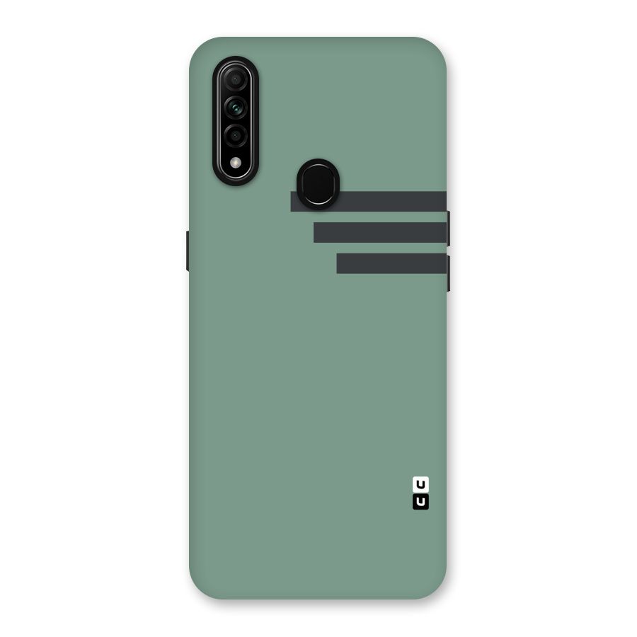 Solid Sports Stripe Back Case for Oppo A31