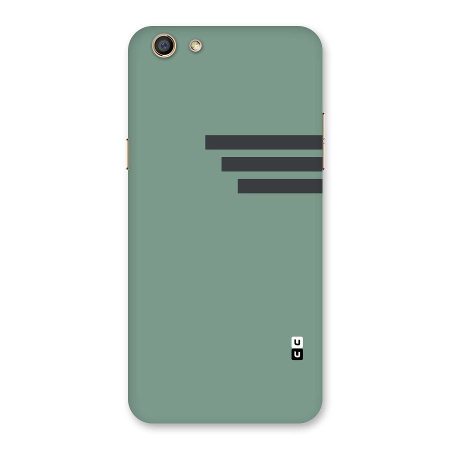 Solid Sports Stripe Back Case for Oppo F3