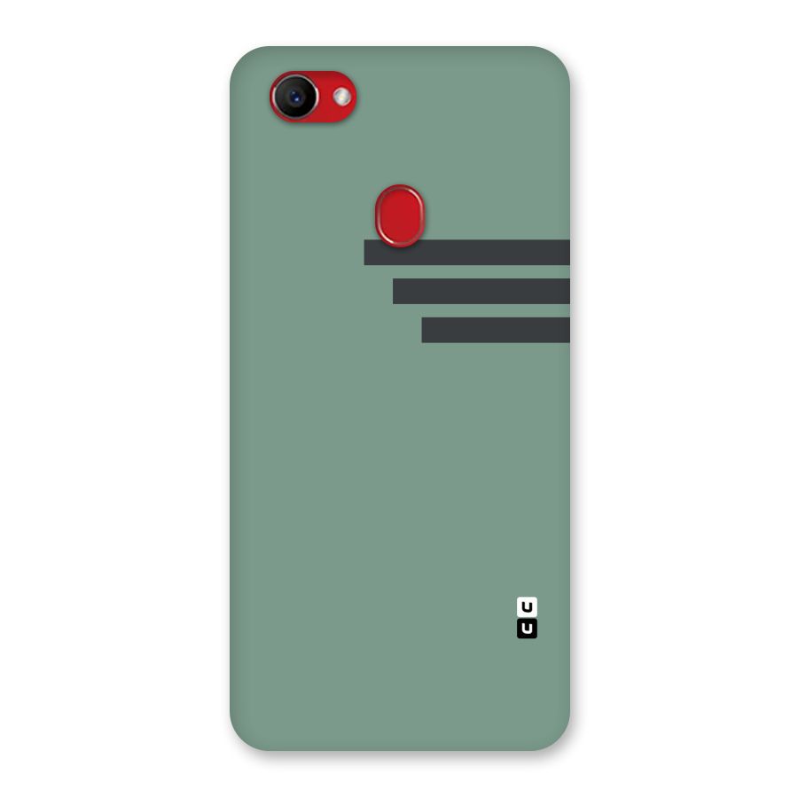 Solid Sports Stripe Back Case for Oppo F7