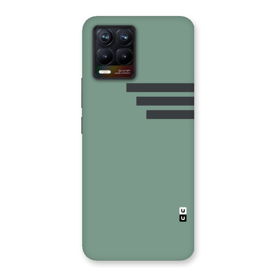 Solid Sports Stripe Back Case for Realme 8