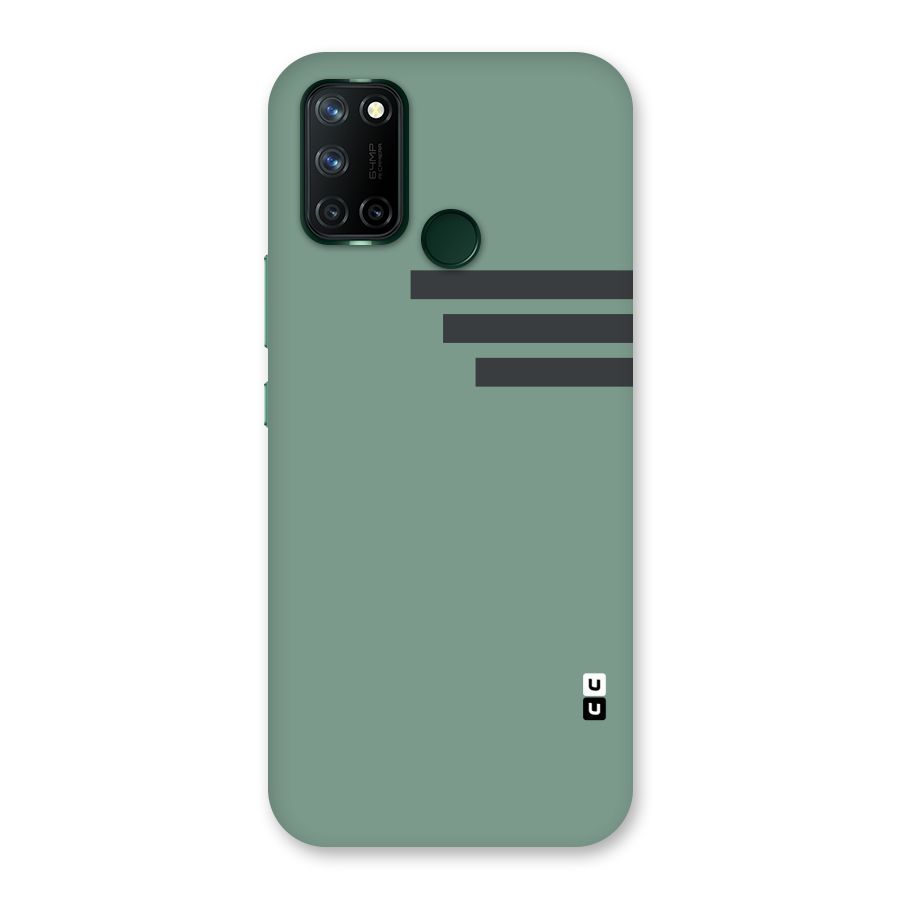 Solid Sports Stripe Back Case for Realme C17