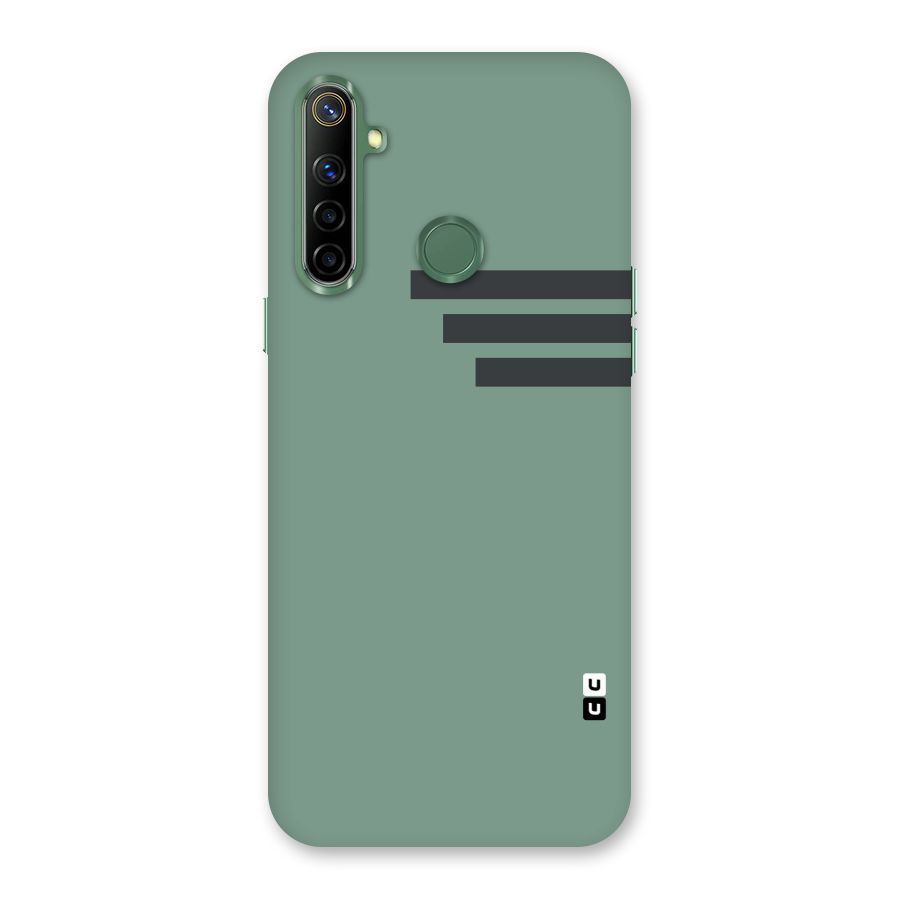 Solid Sports Stripe Back Case for Realme Narzo 10