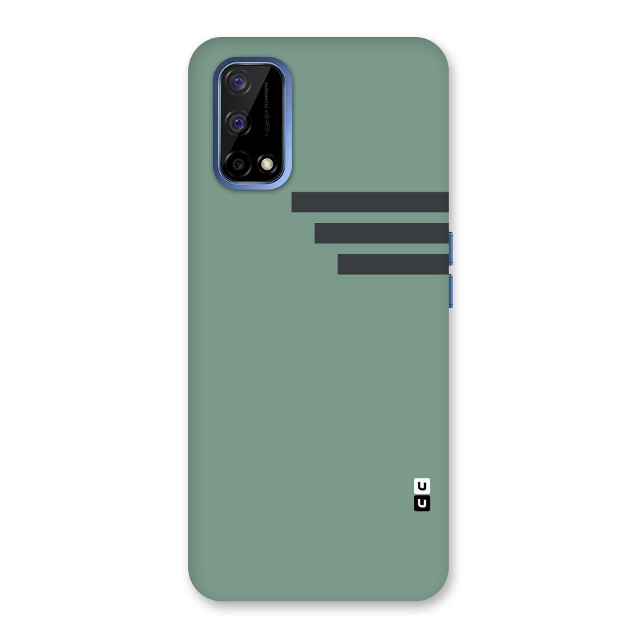 Solid Sports Stripe Back Case for Realme Narzo 30 Pro