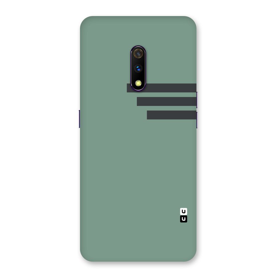 Solid Sports Stripe Back Case for Realme X