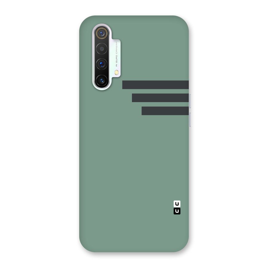 Solid Sports Stripe Back Case for Realme X3 SuperZoom