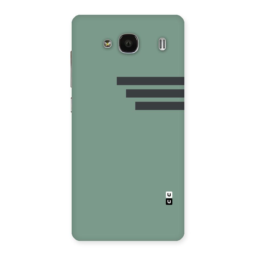 Solid Sports Stripe Back Case for Redmi 2s