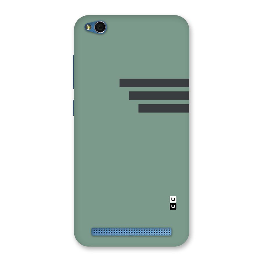 Solid Sports Stripe Back Case for Redmi 5A