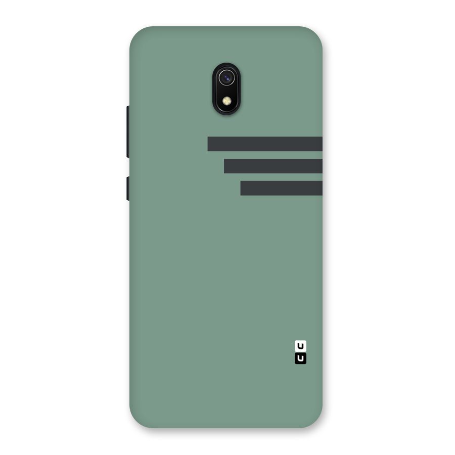 Solid Sports Stripe Back Case for Redmi 8A