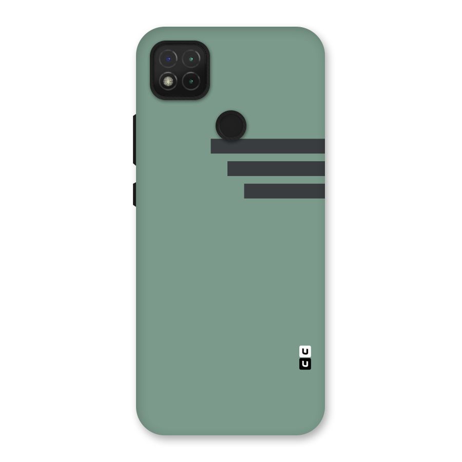 Solid Sports Stripe Back Case for Redmi 9