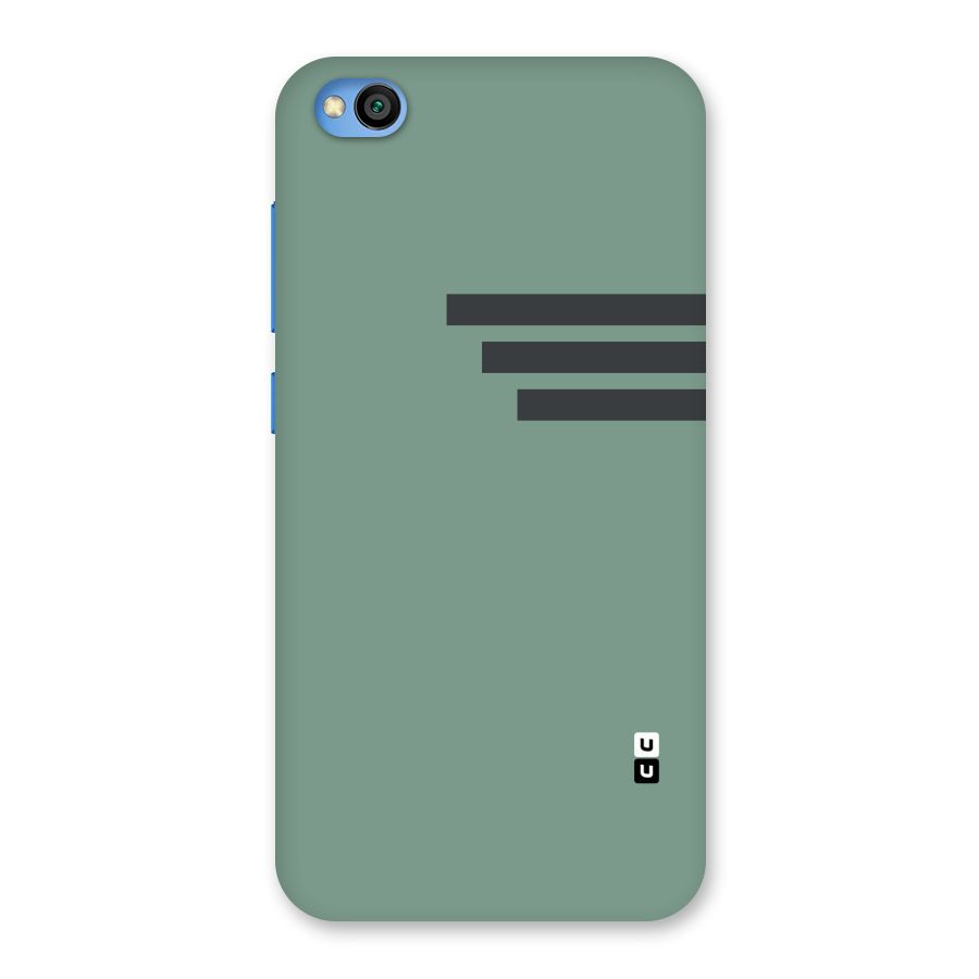 Solid Sports Stripe Back Case for Redmi Go