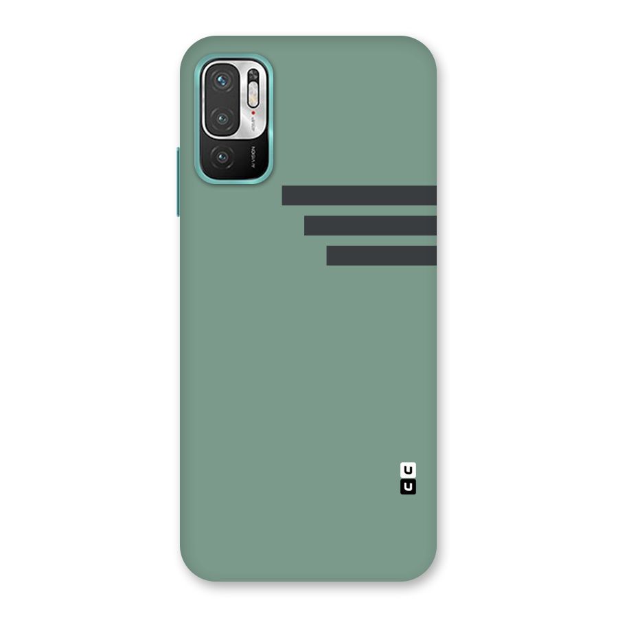 Solid Sports Stripe Back Case for Redmi Note 10T 5G
