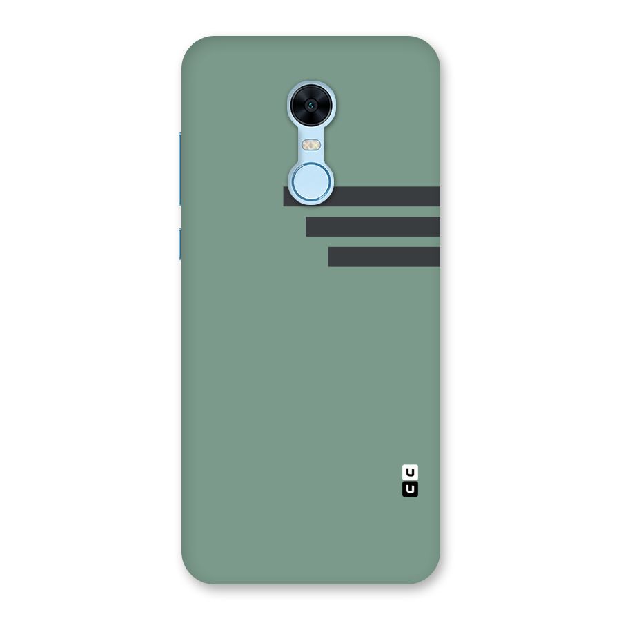 Solid Sports Stripe Back Case for Redmi Note 5