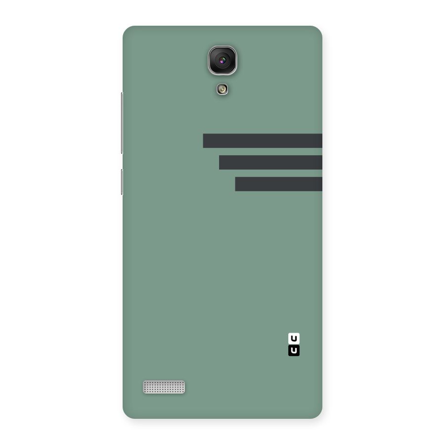 Solid Sports Stripe Back Case for Redmi Note Prime