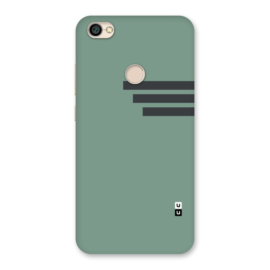 Solid Sports Stripe Back Case for Redmi Y1 2017