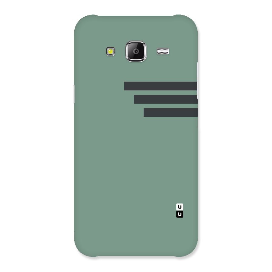 Solid Sports Stripe Back Case for Samsung Galaxy J5