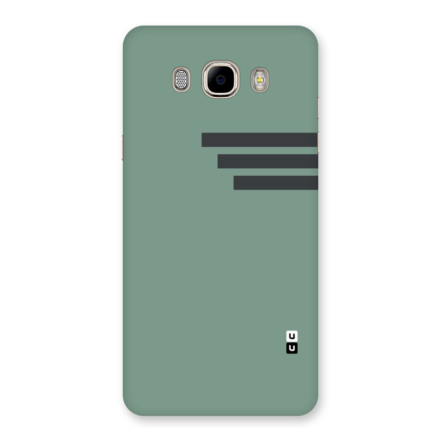 Solid Sports Stripe Back Case for Samsung Galaxy J7 2016