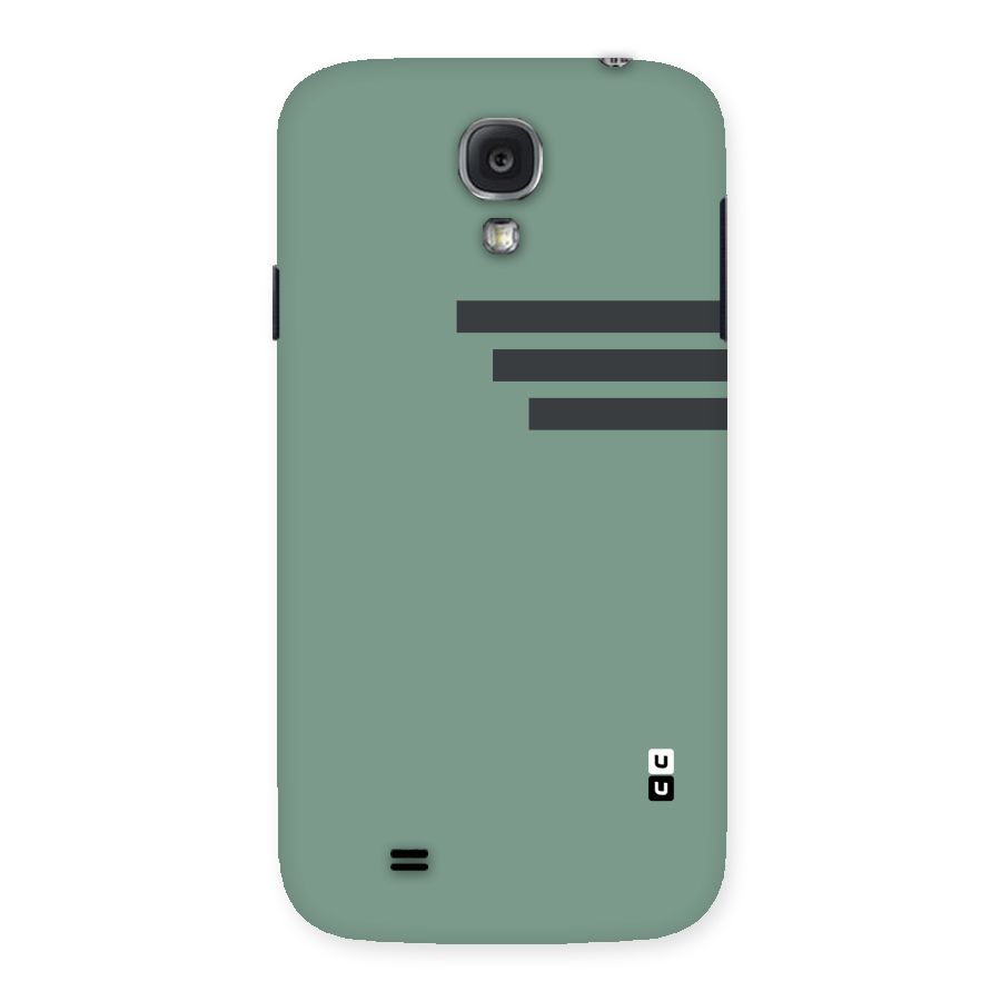 Solid Sports Stripe Back Case for Samsung Galaxy S4
