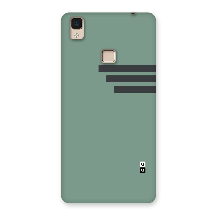 Solid Sports Stripe Back Case for V3 Max