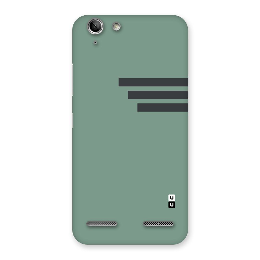 Solid Sports Stripe Back Case for Vibe K5