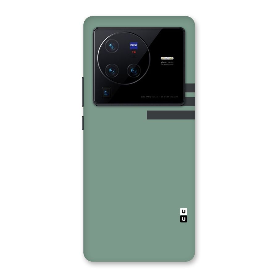 Solid Sports Stripe Back Case for Vivo X80 Pro