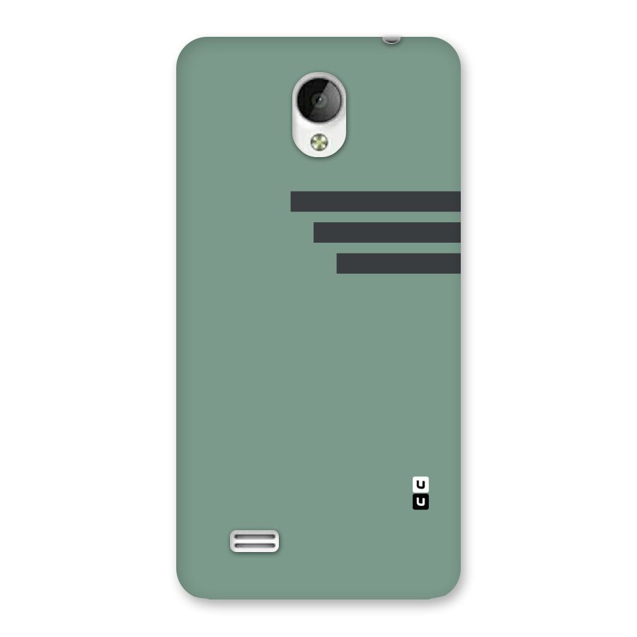 Solid Sports Stripe Back Case for Vivo Y21