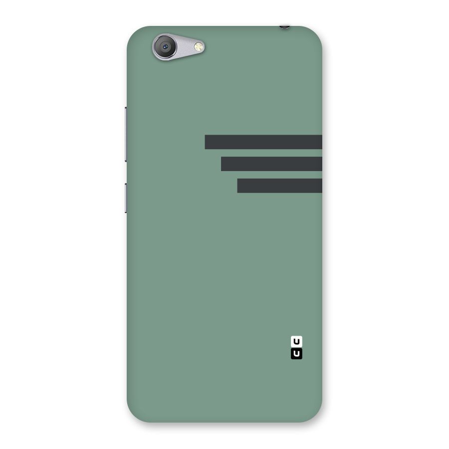 Solid Sports Stripe Back Case for Vivo Y53
