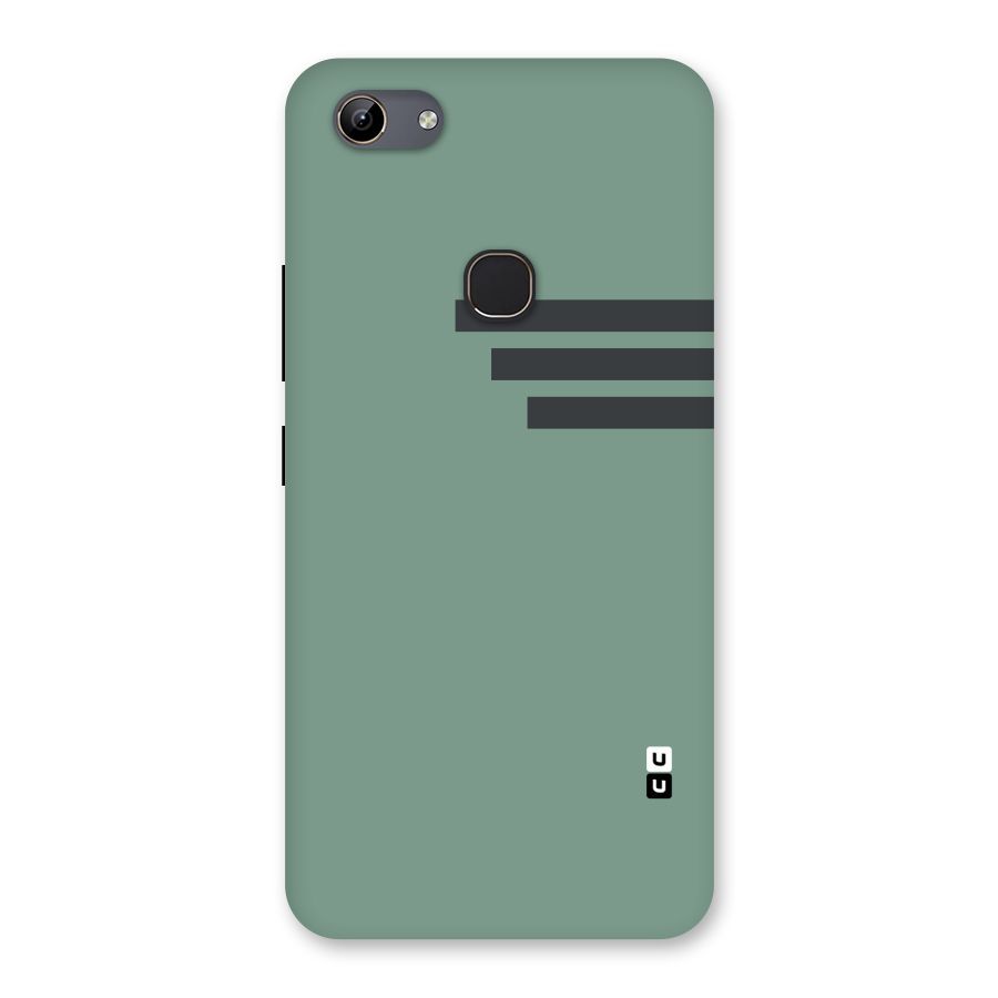 Solid Sports Stripe Back Case for Vivo Y81